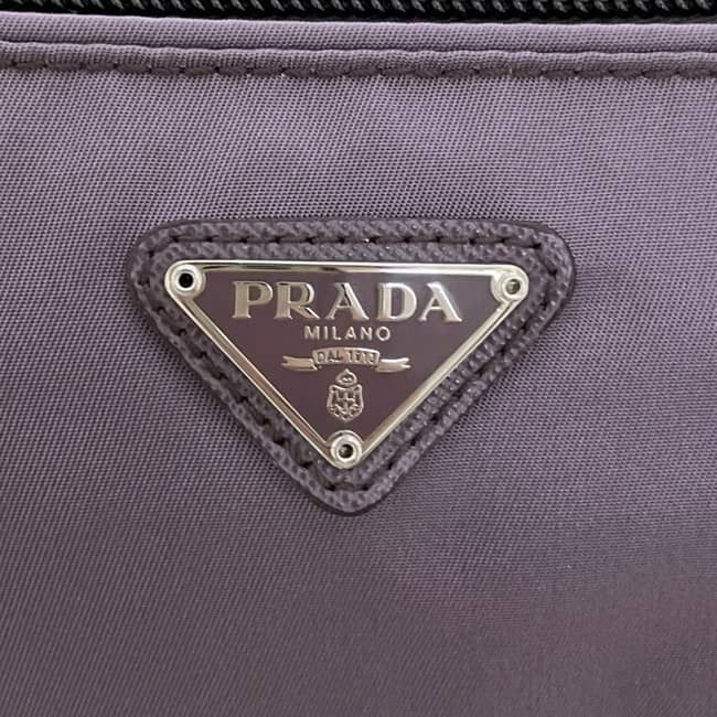 Prada Pouch Purple Mirtillo Vala Case Nylon 42 Zipper — view 5
