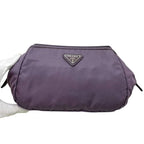 Prada Pouch Purple Mirtillo Vala Case Nylon 42 Zipper — view 9