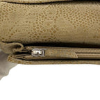 Chanel Bifold Wallet Beige Lace Ismore Ghost Skin CC Logo Folding — view 5