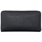 Celine Zip Around Wallet Large Zipped Black Leather Zipper Coin Purse — view 2