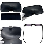 Saint Laurent Sunglasses Black Purple Lens 001 Round Acetate Paris Eyewear — view 3