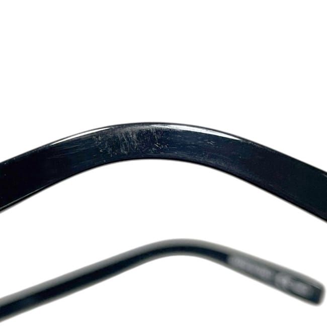 Saint Laurent Sunglasses Black Purple Lens 001 Round Acetate Paris Eyewear — view 8