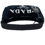Prada Handbag Terry Black Nero Spugna Re Edition Pile 31 Logo Pouch — view 7