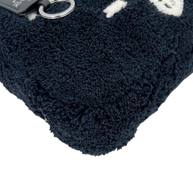 Prada Handbag Terry Black Nero Spugna Re Edition Pile 31 Logo Pouch — view 6