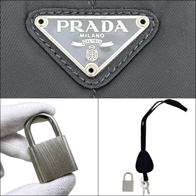 Prada Shoulder Bag Black Nero Tessuto Crossbody Nylon 44 — view 4