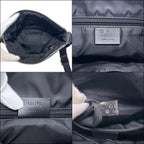 Gucci Shoulder Bag Black Sherry Canvas Leather — view 3