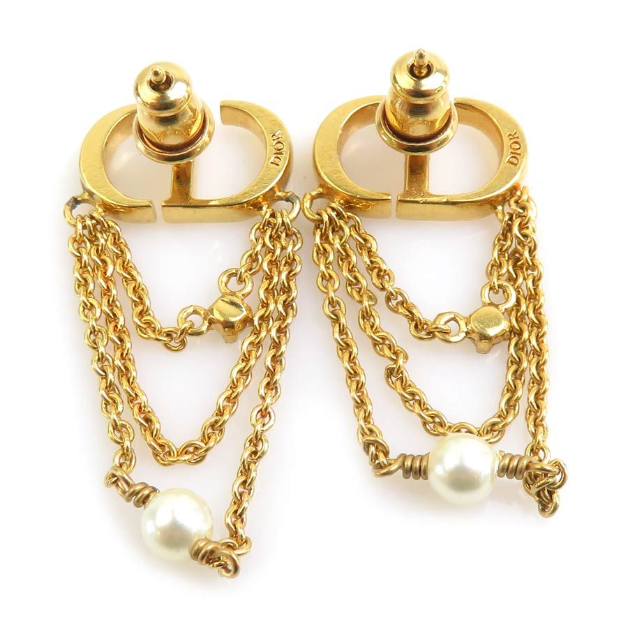 Dior Earrings Gold — view 5