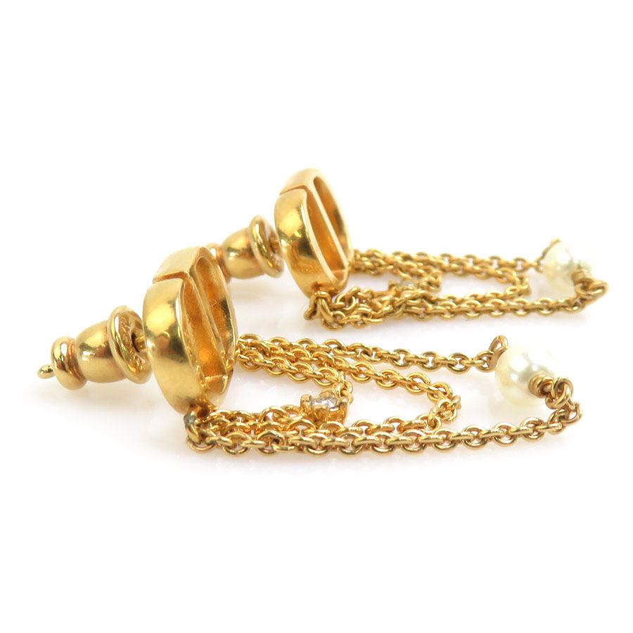 Dior Earrings Gold — view 3