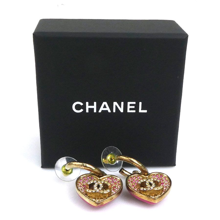 Chanel Earrings Pink — view 7