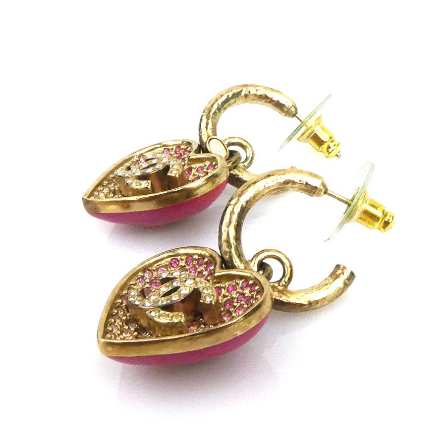 Chanel Earrings Pink — view 3