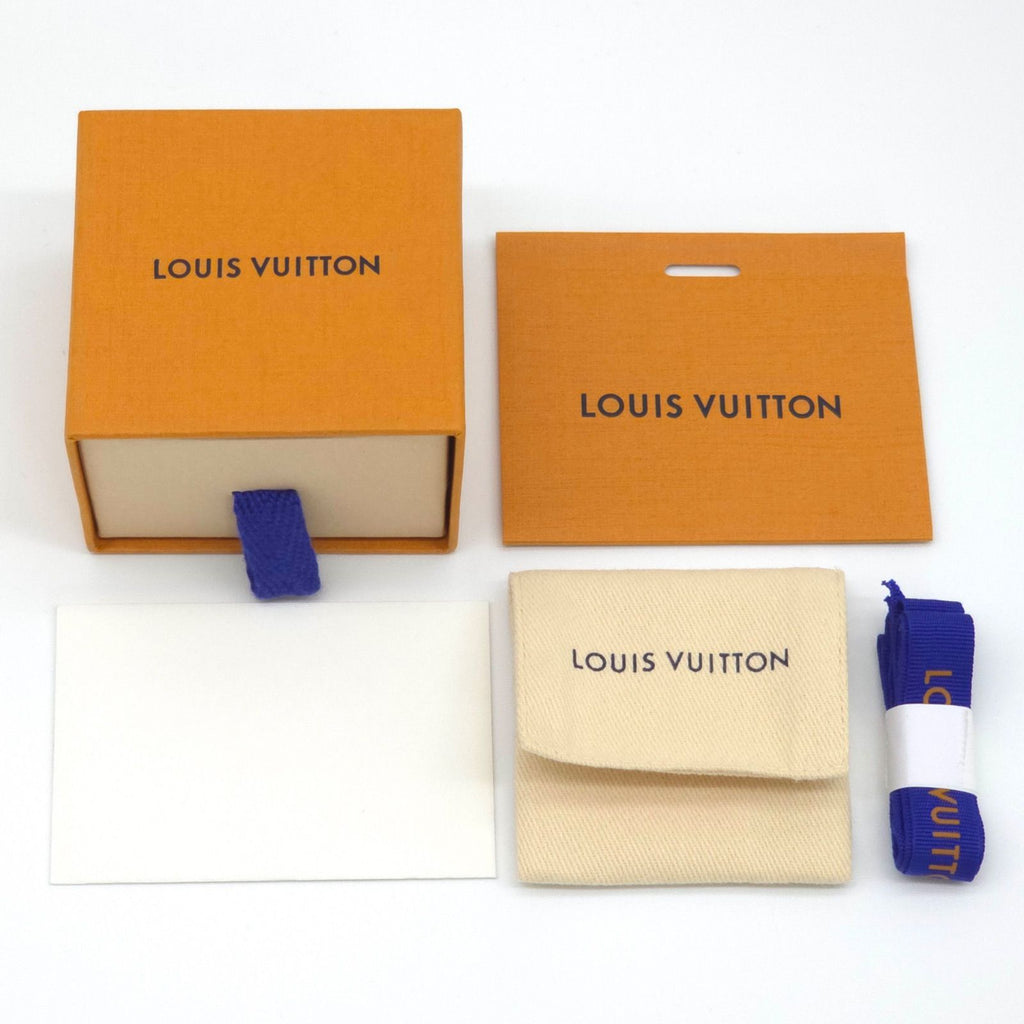 Louis Vuitton Bracelet LV Figaro 17.5 23 LV Signature Link LV Initial Charm