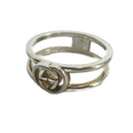 Gucci Ring Interlocking Silver