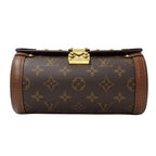 Louis Vuitton Monogram 2-Way Shoulder Bag Papillon Trunk Brown Chain Handle — view 3