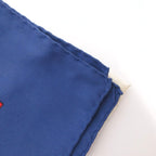 Gucci Scarf All Over Pattern Horsebit Silk Blue — view 8