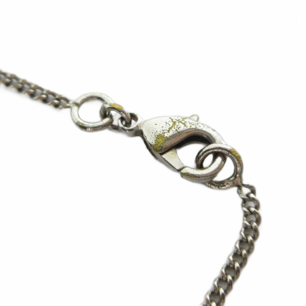 Chanel Pendant CC Logo Rhinestone Silver — view 5