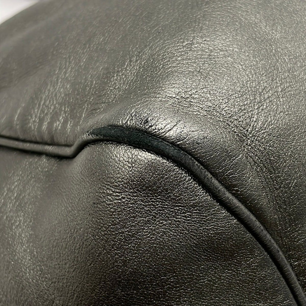 Loewe Tote Metallic Gray Anagram Leather — view 6