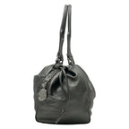 Loewe Tote Metallic Gray Anagram Leather — view 2