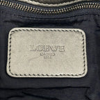 Loewe Tote Metallic Gray Anagram Leather — view 8