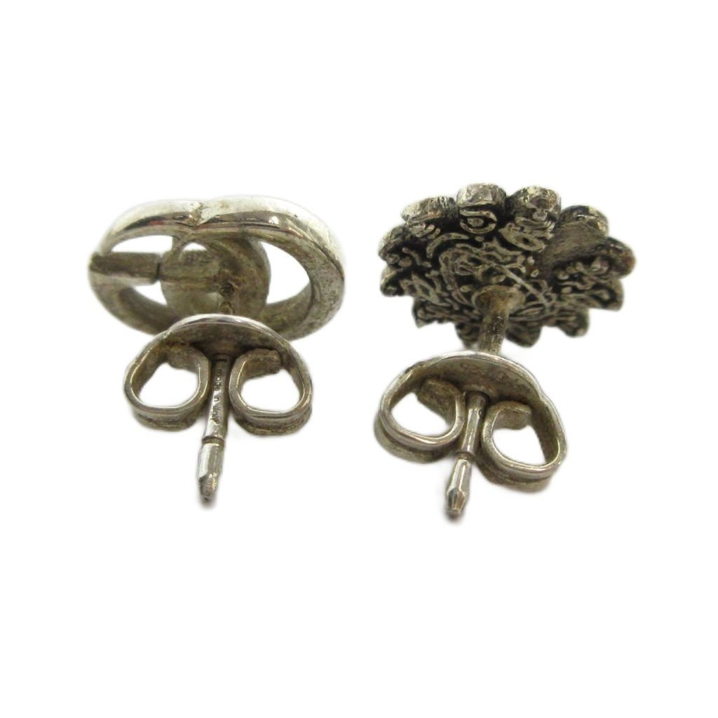 Gucci Earrings Logo Silver — view 4