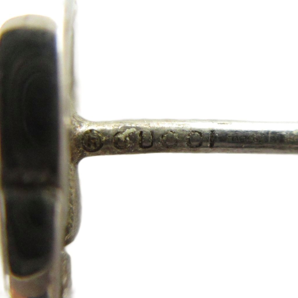Gucci Earrings Logo Silver — view 5