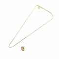 Dior Chain Necklace CD Set Pendant Logo Gold Color MQ OH