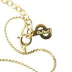 Dior Chain Necklace CD Set Pendant Logo Gold Color MQ OH — view 5
