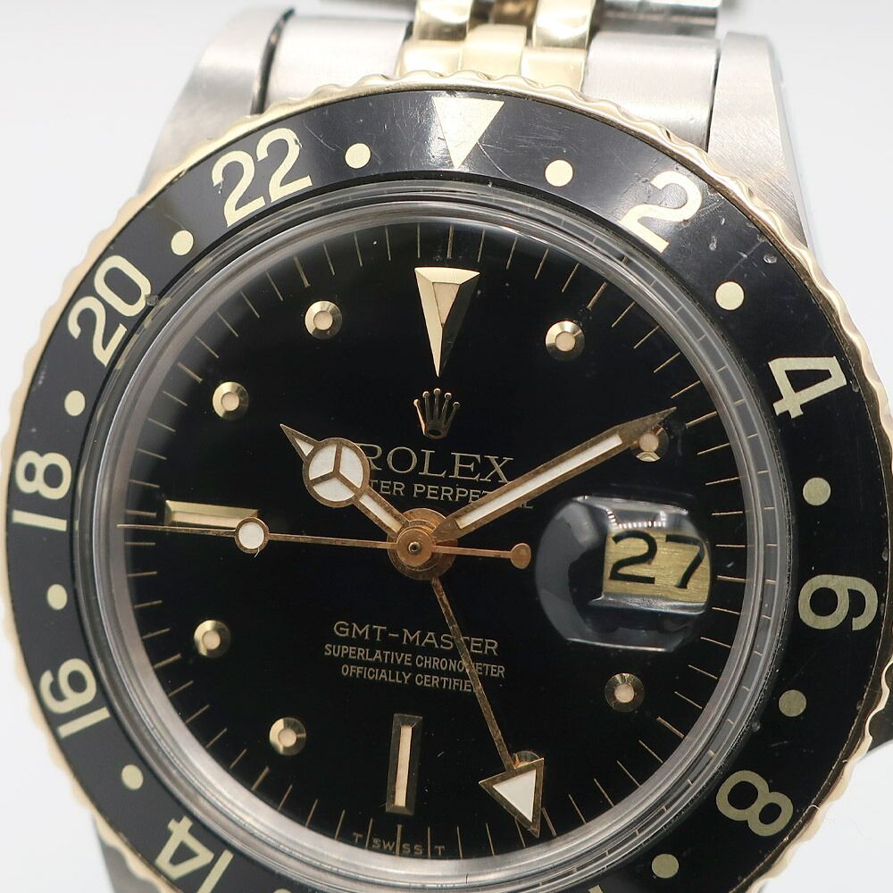Rolex Ten GMT Master 3 Circa Barnacle Tritium North American Bracelet Trim — view 2