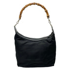 Gucci Shoulder Bag Bamboo Classic Black Light Brown — view 3