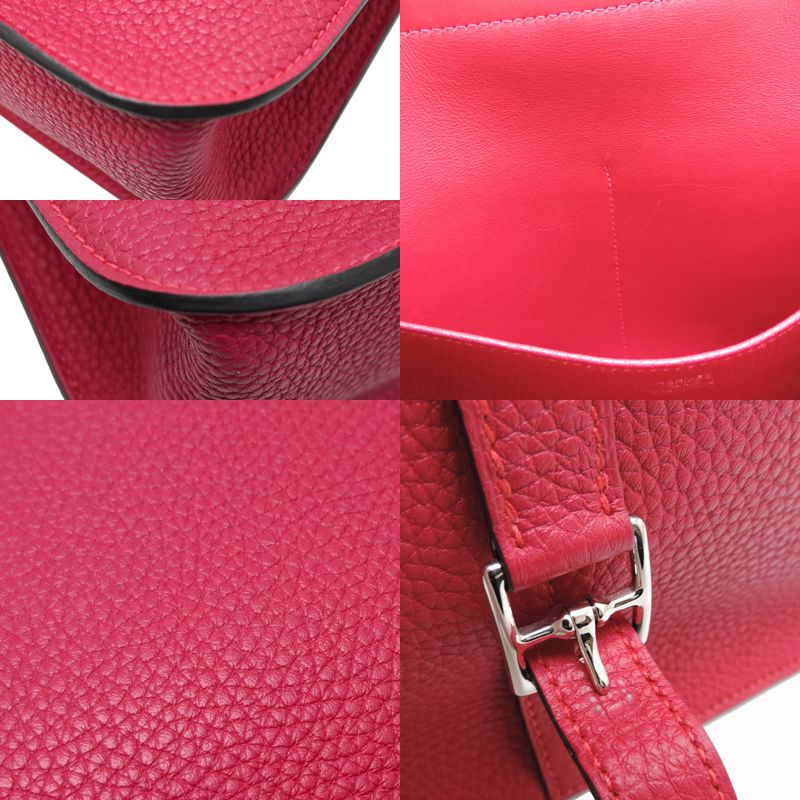 Hermes Shoulder Bag Pink — view 8