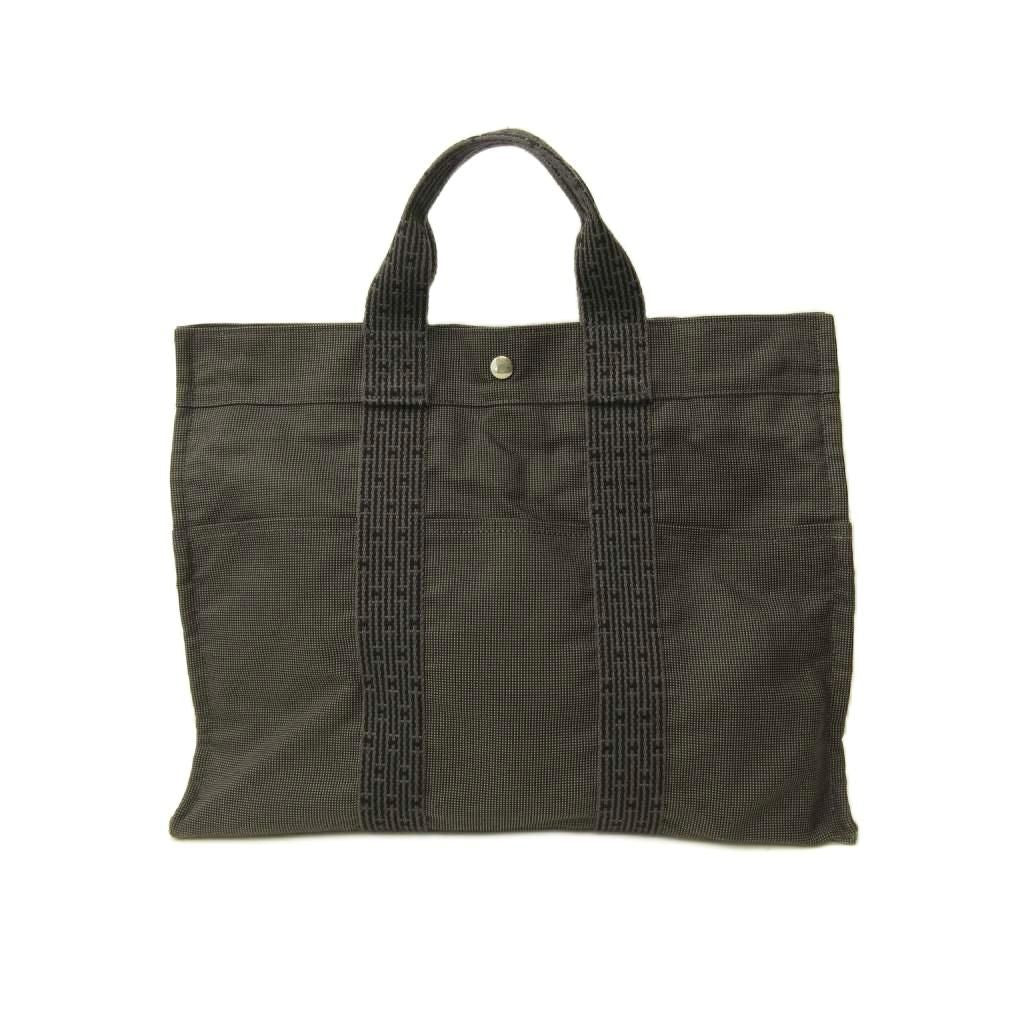 Hermes Her Line MM Herline Tote Canvas Gray — view 2