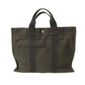 Hermes Her Line MM Herline Tote Canvas Gray