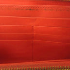 Celine Wallet Bicolor Leather Red Gray — view 7