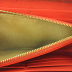 Celine Wallet Bicolor Leather Red Gray — view 6