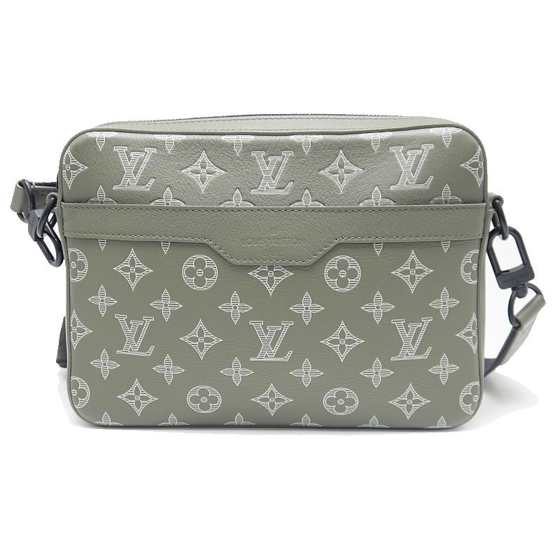 Louis Vuitton Monogram Shadow Trio Messenger Coin Purse Missing — view 3