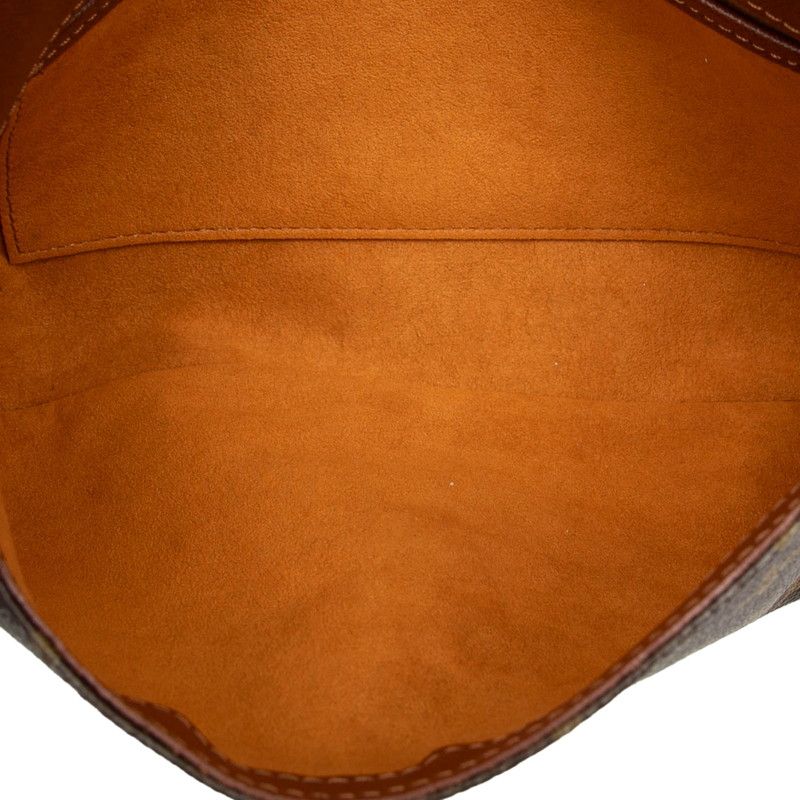 Louis Vuitton Monogram Musette Tango Short Shoulder Bag Brown Leather