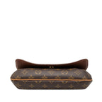 Louis Vuitton Monogram Musette Tango Short Shoulder Bag Brown Leather
