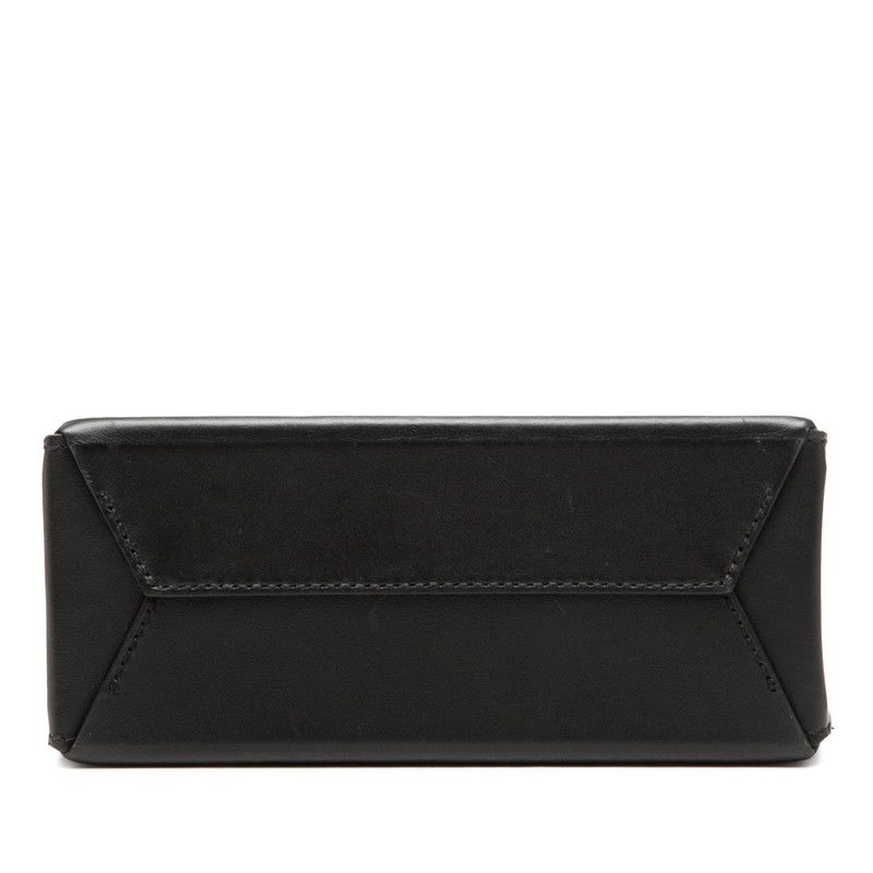 Fendi Shopping Small 2-Way Shoulder Bag Black Leather