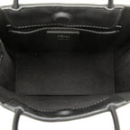 Fendi Shopping Small 2-Way Shoulder Bag Black Leather
