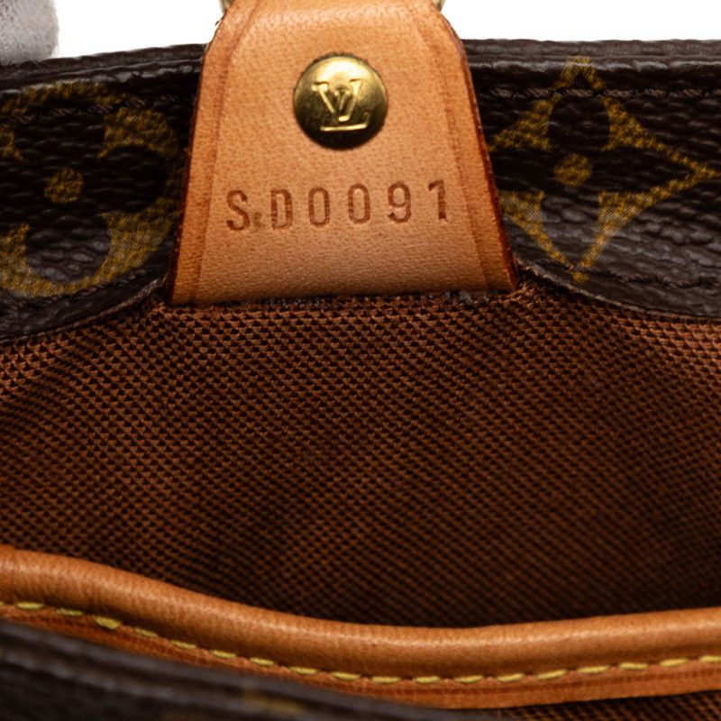Louis Vuitton Monogram Vavin PM Tote Bag Brown Leather