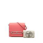 Hermes Roulis Shoulder Bag Rose Azalea Pink Swift