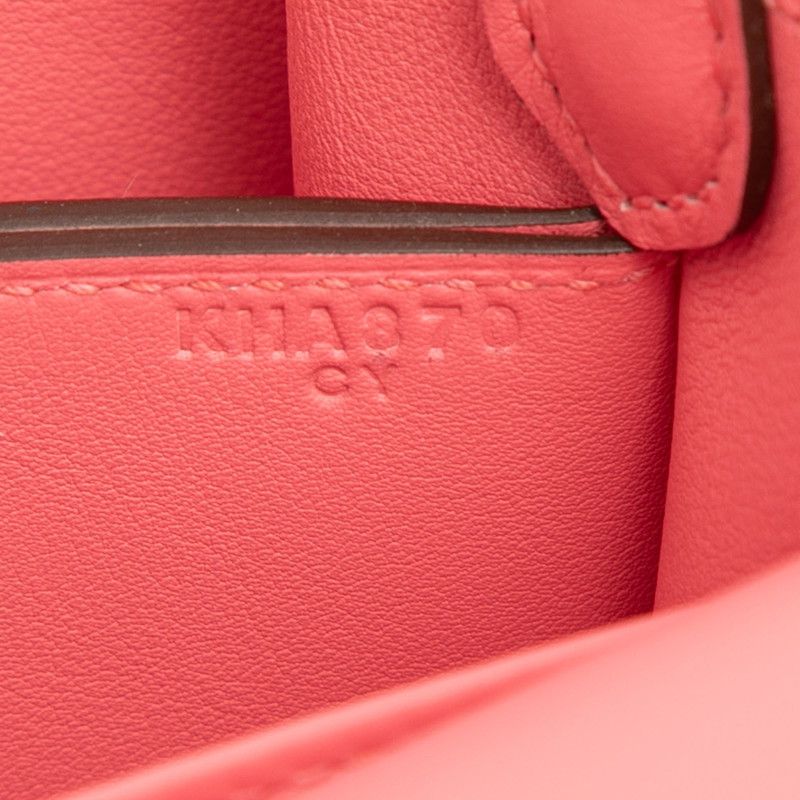 Hermes Roulis Shoulder Bag Rose Azalea Pink Swift