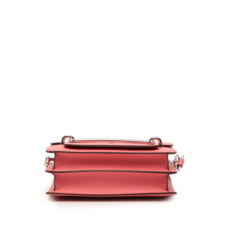 Hermes Roulis Shoulder Bag Rose Azalea Pink Swift
