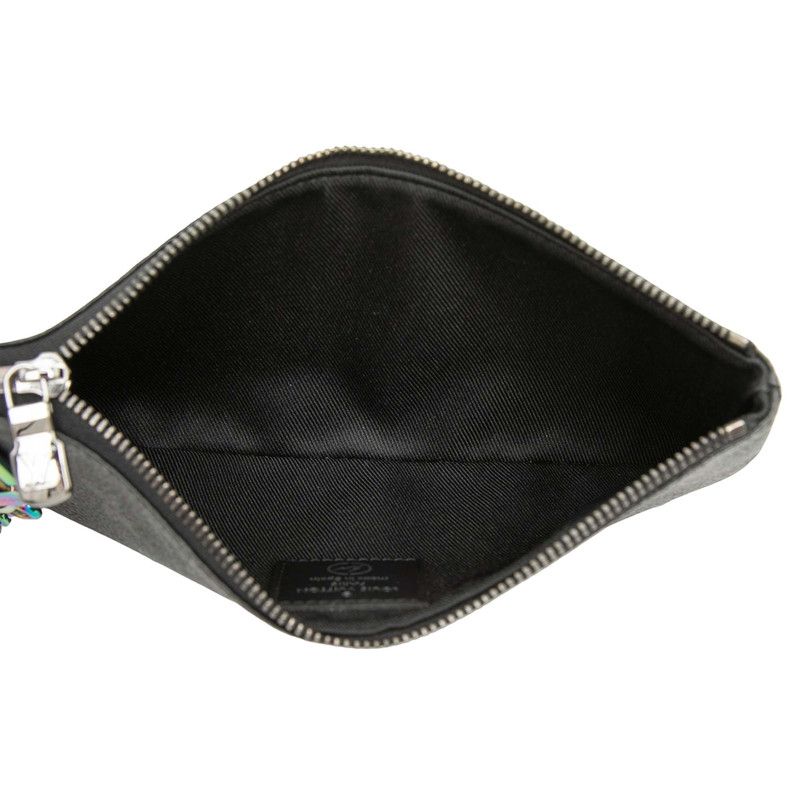 Louis Vuitton Fragment Hiroshi Fujiwara Monogram Eclipse Flash iPhone Pouch