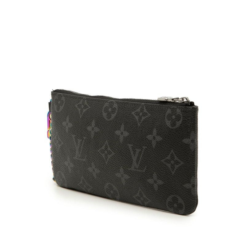 Louis Vuitton Fragment Hiroshi Fujiwara Monogram Eclipse Flash iPhone Pouch