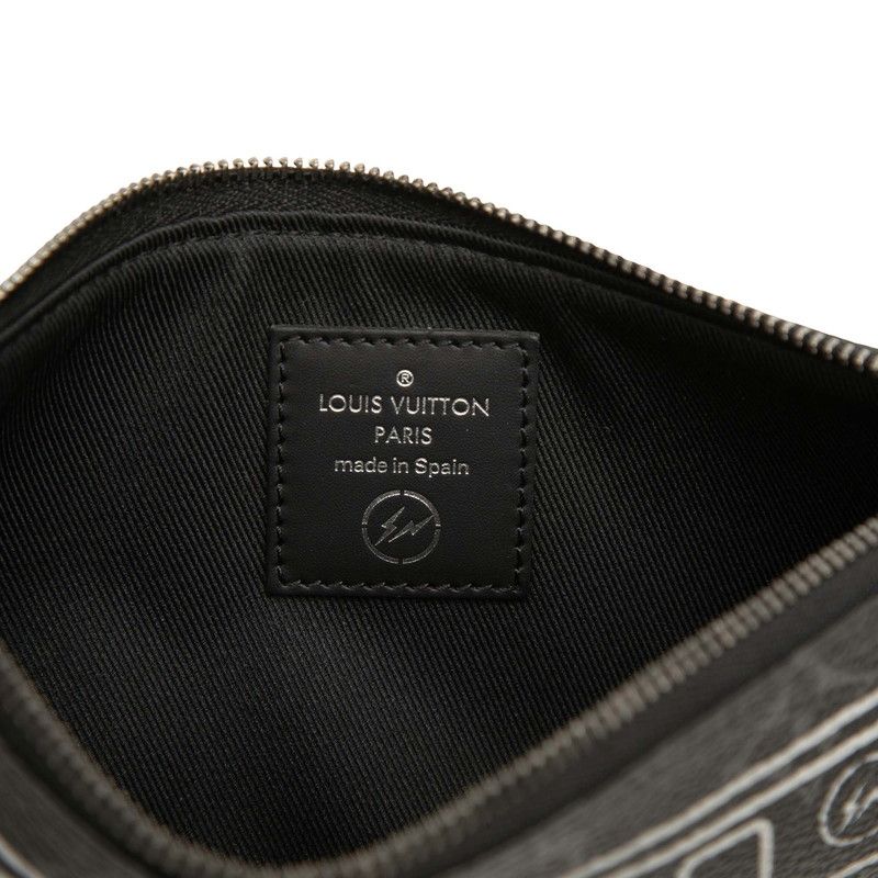 Louis Vuitton Fragment Hiroshi Fujiwara Monogram Eclipse Flash iPhone Pouch