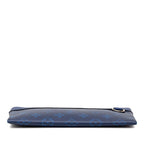 Louis Vuitton Taigarama Pochette Discovery PM Pouch Mini Clutch Cobalt Navy