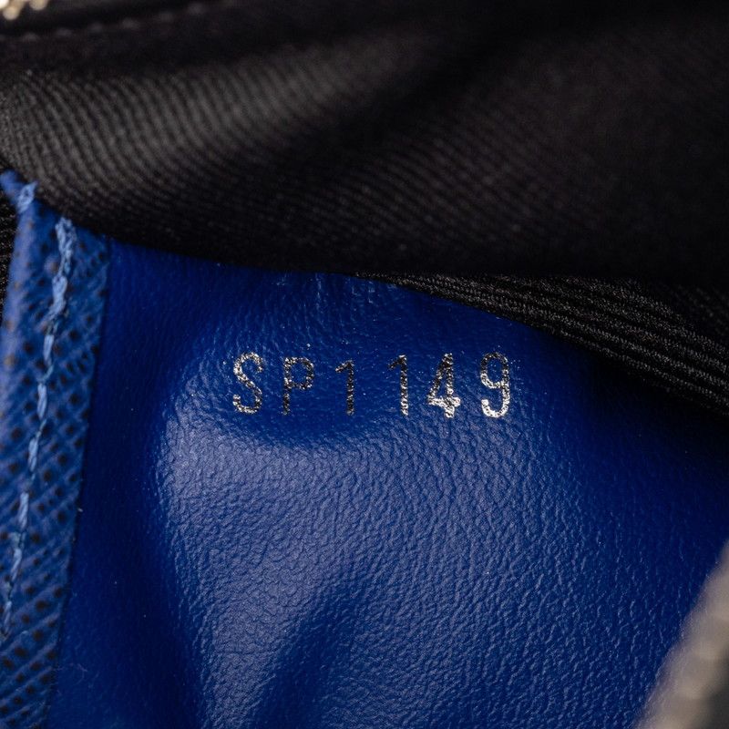 Louis Vuitton Taigarama Pochette Discovery PM Pouch Mini Clutch Cobalt Navy