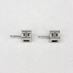 Hermes Earrings Cube Cage Ash Pink — view 6