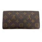 Louis Vuitton Monogram Leopard Print Portefeuille Sarah Bifold Wallet Brown — view 2