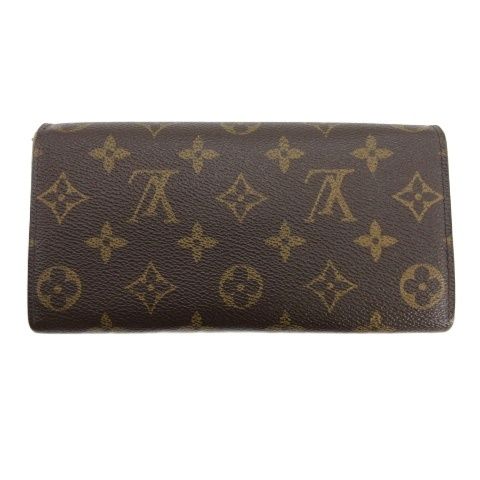 Louis Vuitton Monogram Leopard Print Portefeuille Sarah Bifold Wallet Brown — view 2